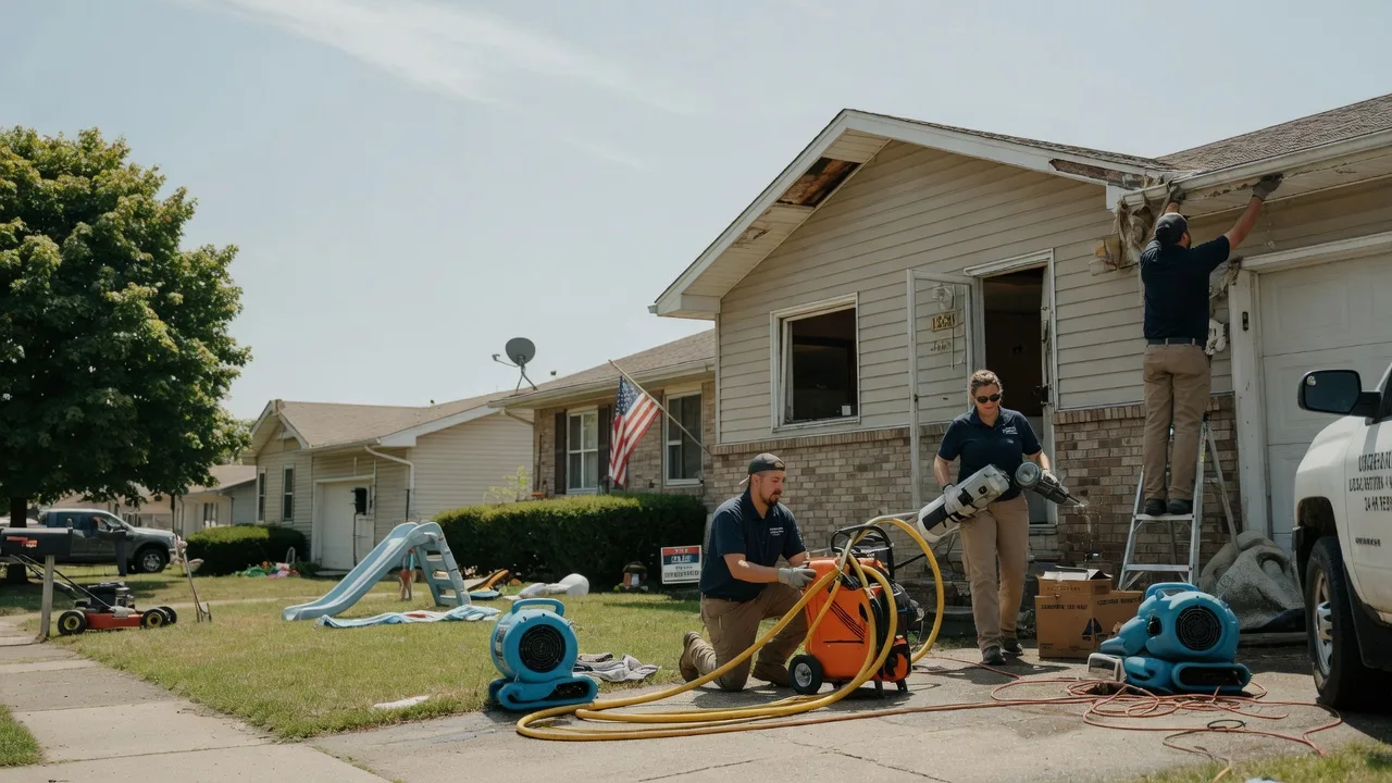 Water Damage Restoration in De Graff, OH near me